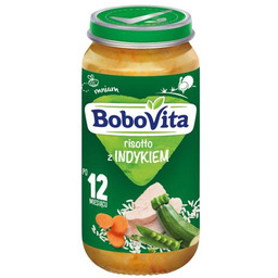 BoboVita Risotto z indykiem po 12 miesiącu, 250