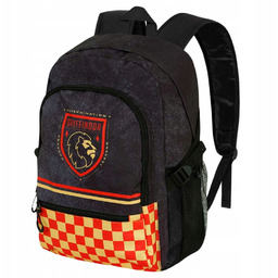 Plecak Szkolny Dwukomorowy Harry Potter Gryffindor Czarny 31x44x18cm