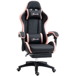 Fotel gamingowy z podnóżkiem, 65 65 121 129