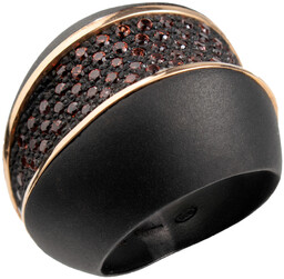 Biżuteria PESAVENTO KBWLA010. Pierścionek, Kolor czarny. Kobieta.