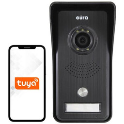 EURA Zestaw wideodomofonowy VDP-42A3 Gamma + Biały Bezprzewodowy