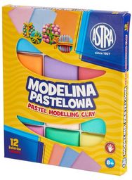 Modelina pastelowa 12 kolorów Astra 304118007