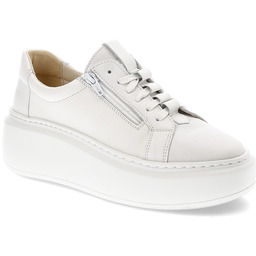 Wasak Białe Sneakersy Stylowe Obuwie Damskie