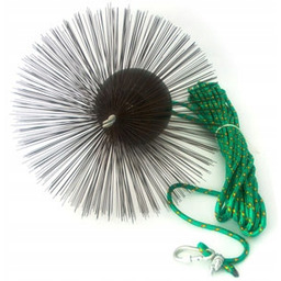 Zestaw Do Czyszczenia Komina Szczotka Wycior 200MM Lina