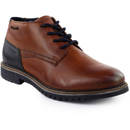 Botki męskie trapery ocieplane khaki Bugatti 341-AC250-5055