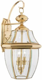 Zewnętrzna LAMPA elewacyjna QZ-NEWBURY2-L-PB Elstead QUOIZEL ścienna OPRAWA