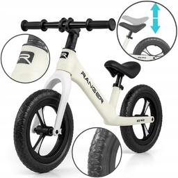 Rowerek Biegowy piankowe koła 12" jeździk Ranger Milly