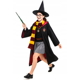 Strój Hermiona 146/152 Kamizelka Spódnica Zeszyt Harry Potter