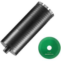 Wiertło diamentowe 10,2 cm, adapter centrujący, głębokość 24,1