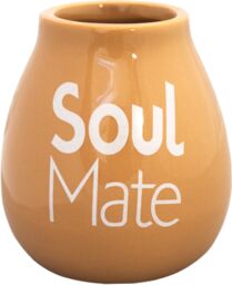 Tykwa ceramiczna Soul Mate beżowa 350 ml