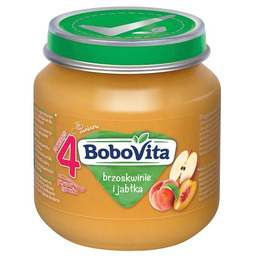 BoboVita deserek Brzoskwinie i jabłka, 125 g
