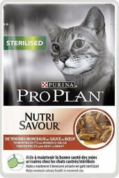 Purina Pro Plan Sterilised z wołowiną dla kota