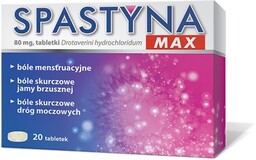 Spastyna Max 80 Mg, 20 Tabletek