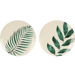 Porcelanowy talerz deserowy Leaf, śr. 20,5 cm