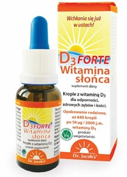 Dr Jacobs Witamina D3 Forte - witamina słońca