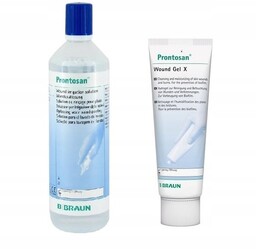 Prontosan rany odleżyny stopa cukrzycowa ZESTAW płyn 350ml
