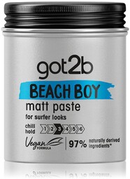 Schwarzkopf, Got2b Beach Boy, pasta modelująca matująca, 100