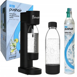 PushAir Saturator Do Wody Dafi Syfon Czarny Nabój