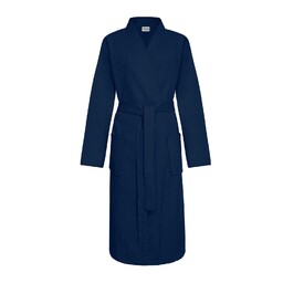 Spod Igły I Nitki Szlafrok gofrowany granatowy XS