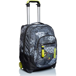 Seven Rolling backpack, FLY STARS Wheeled Book Bag,