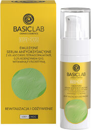 BasicLab Esteticus, emulsyjne serum antyoksydacyjne z witaminą C