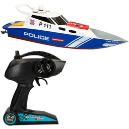COLOR BABY Łódź zdalnie sterowana Racing Boat Policyjna