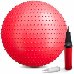 Piłka fitness z wypustkami 65 cm z pompką