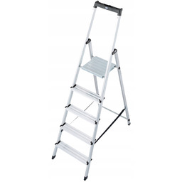 Drabina rozstawna aluminiowa Solidy 5 stopni (126238) Krause
