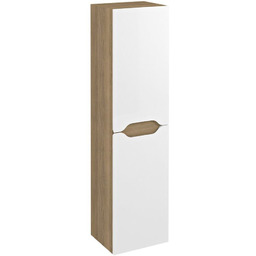 Sapho WA245-3025 WAVE szafka wysoka 35x140x30cm bała/dąb cuneo