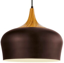 EGLO Obregon lampa wisząca w kolorze brązowym