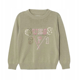 Sweter dla dziewczynki Guess bawełniany sweterek dziewczęcy 2