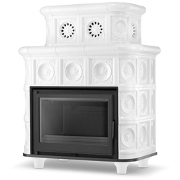 Piec kominek piecyk koza kaflowy ceramiczny obudowa kominkowa