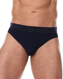 Bezszwowe slipy męskie Brubeck Comfort Cotton BE00290 granatowy
