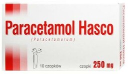 PARACETAMOL 250 mg - 10 czopków HASCO