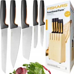 Fiskars Ff Komplet Zestaw 5 noży szefa