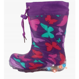 Beck Kalosze z Ociepleniem Wysokie Motyle 30 Żph