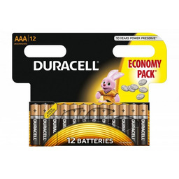 Duracell Baterie Basic AAA/LR3 12szt blister