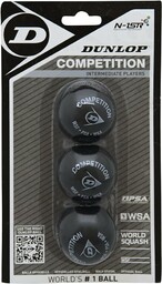 Dunlop Competition piłka do squashball (zestaw 3 szt.)