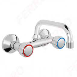 FERRO BST3 STANDARD bateria umywalkowa ścienna, chrom
