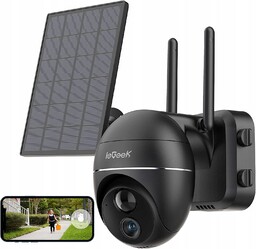 2MP Kamera Solarna Zewnętrzna WiFi Obrotowa Zoom
