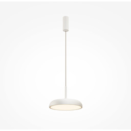 GERHARD Lampa wisząca biała H335cm fi30cm 19W LED
