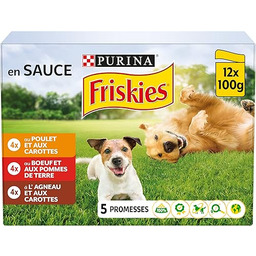 Friskies Dog Posiłki Vitafit w sosie mięsnym/warzywnym