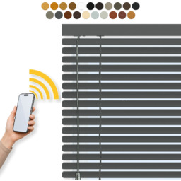 Żaluzja drewniana 50mm lux - sterowanie elektryczne SMART
