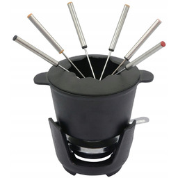 FONDUE ŻELIWNE ZESTAW DLA 6 OSÓB KINGHOFF KH-1195