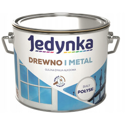 Jedynka Farba Do Drewna I Metalu Biała Połysk