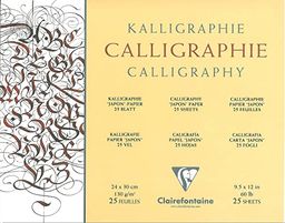 Clairefontaine 96439C  Blok klejony do kaligrafii, 24x30