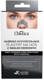 L''BIOTICA Plastry na nos z węglem drzewnym -