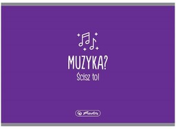 Zeszyt do nut A5/16K muzyka poprzeczny (10szt)