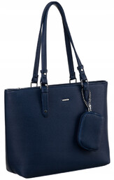 Shopperka damska Rovicky R-072-01 granatowa