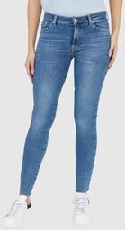 7 FOR ALL MANKIND Niebieskie jeansy damskie HW